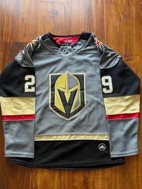 adidas Vegas Hockey Jersey - Gray, Red, Black